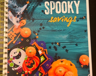 Livro de Desafios de Economia de Halloween, Raspe e Economize, Diversão Assustadoramente Fofa