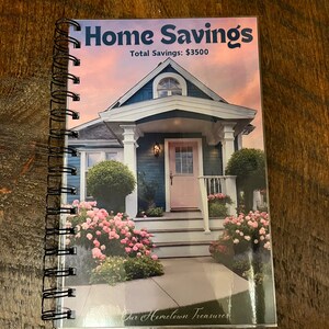 Home Scratch & Save Book Savings Challenge 3500+ dollari, Colorato, Acconto, Estinzione anticipata del mutuo, Ristrutturazioni della casa, Fondo di emergenza