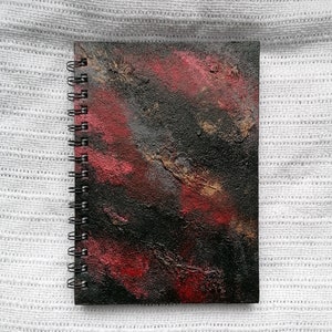 Universe notebooks, hand painted journal: Volcana