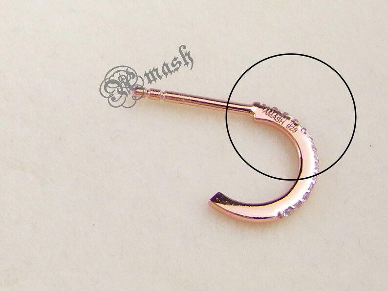 925 Silver earrings,Front Back earrings,Ear jacket,Double sided earrings,Two sided-Hex climbers mini hoops,tiny minimal-huggy-gold earrings