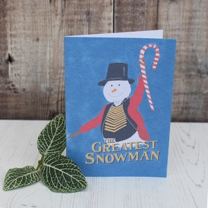 Pack van 6 The Greatest Snowman kerstkaarten A6