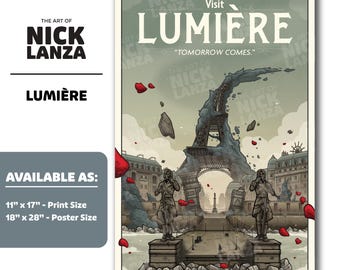 Visit Lumière | Expedition 33 | Clair Obscur | Travel Poster