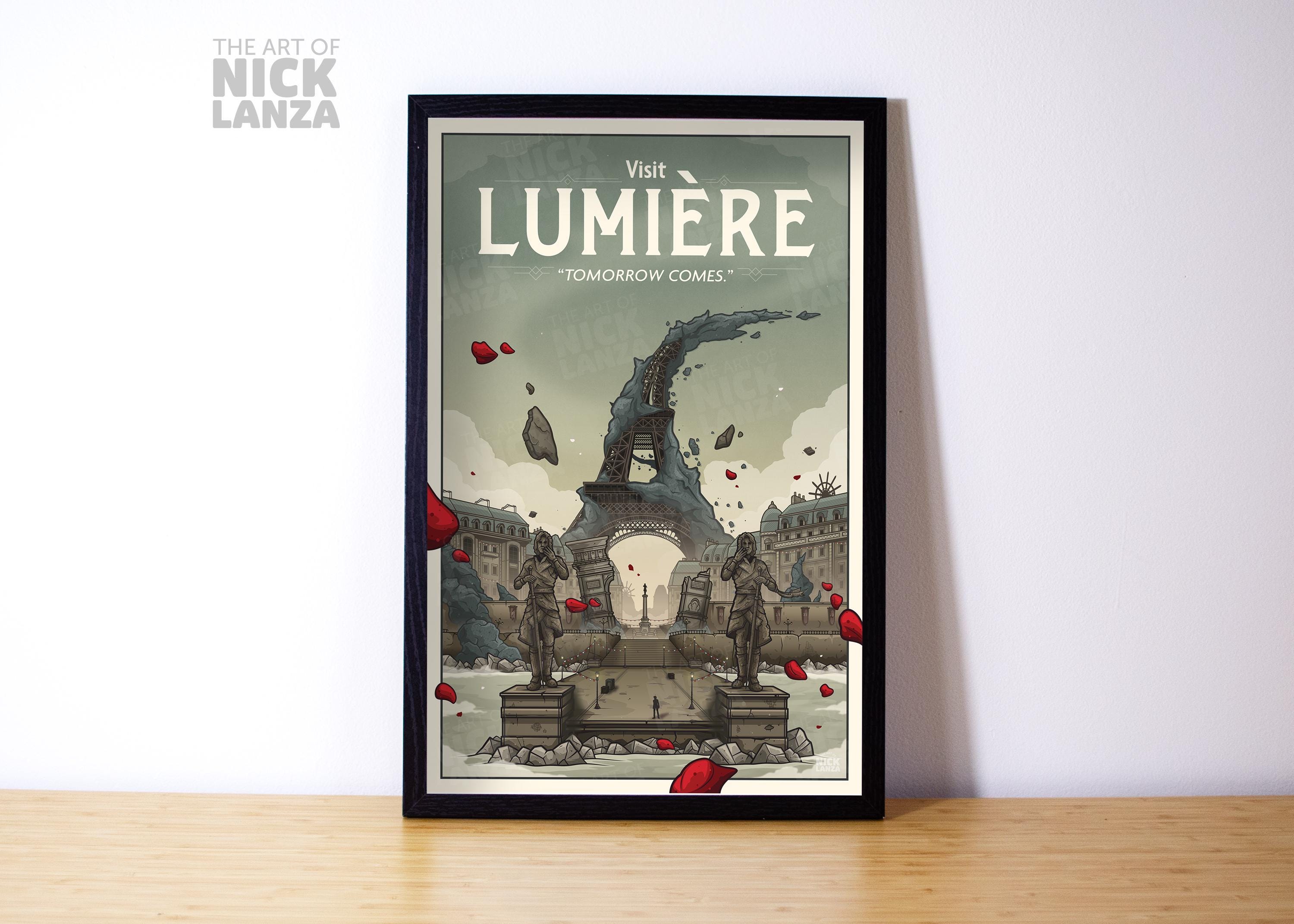 Expedition 33 Travel Poster - Clair Obscur Artwork, Expedition 33