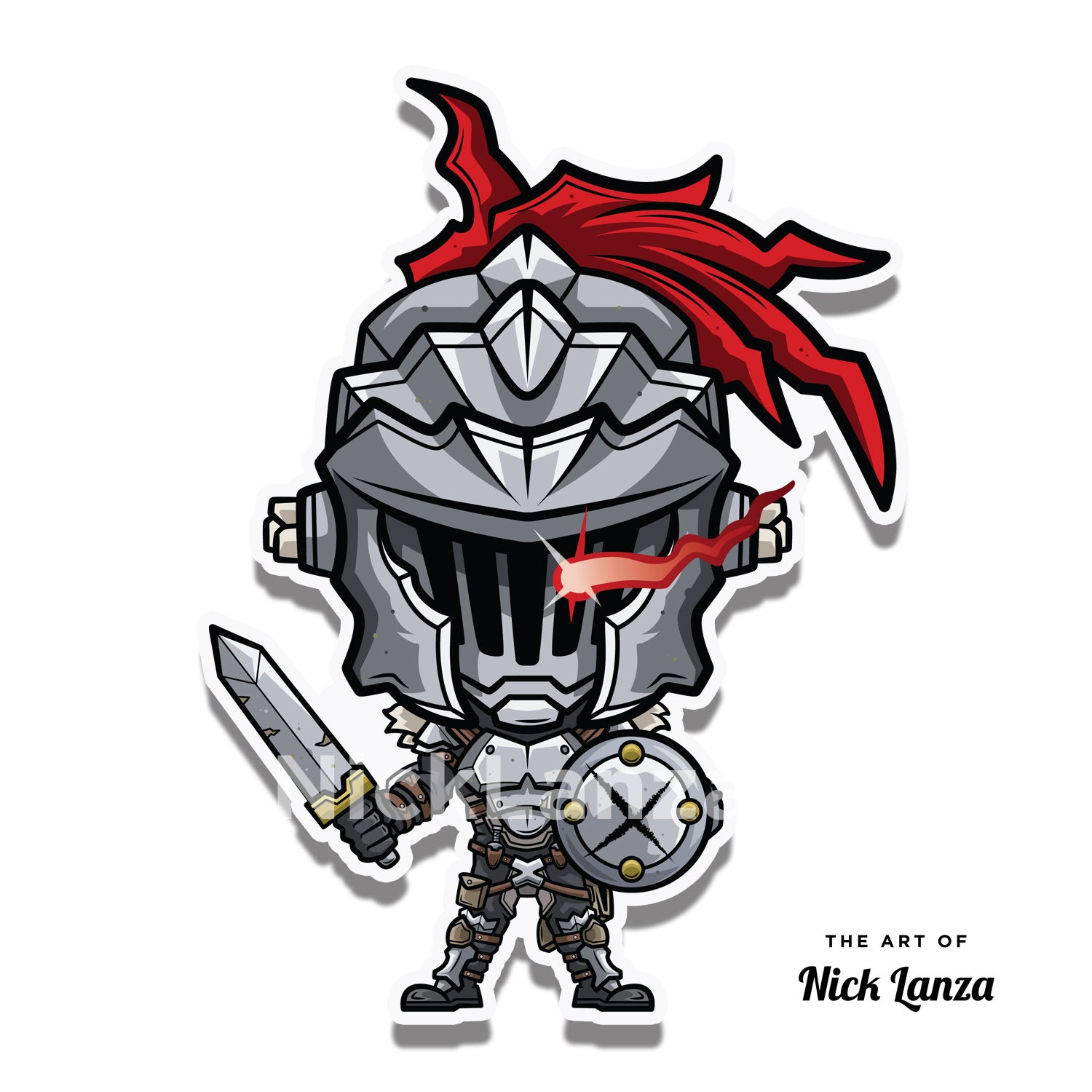 Goblin Slayer Characters Sticker Set