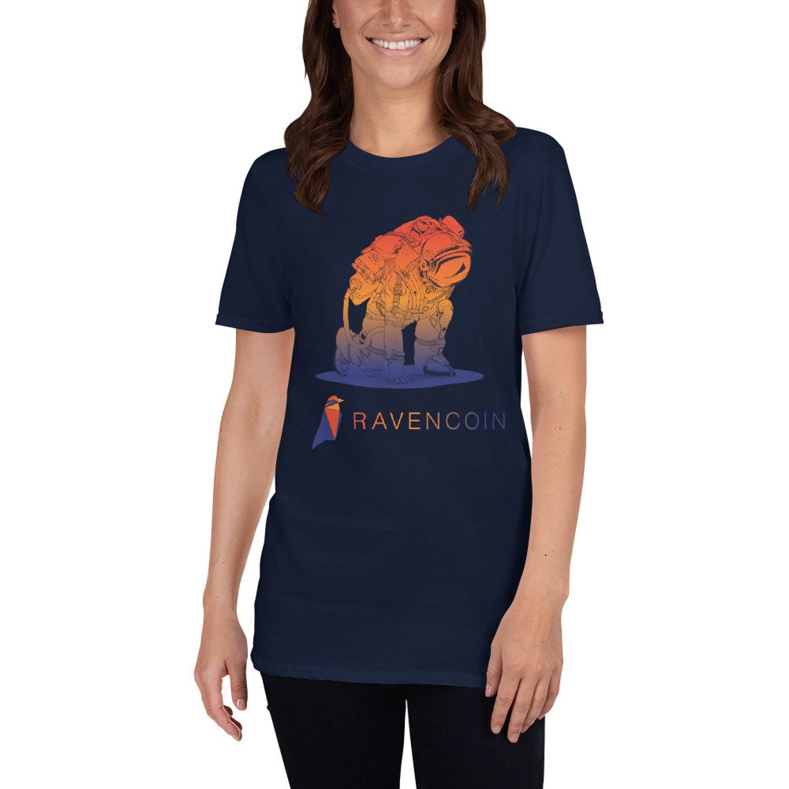 Ravencoin Crypto RVN coin Crytopcurrency Short-Sleeve ...