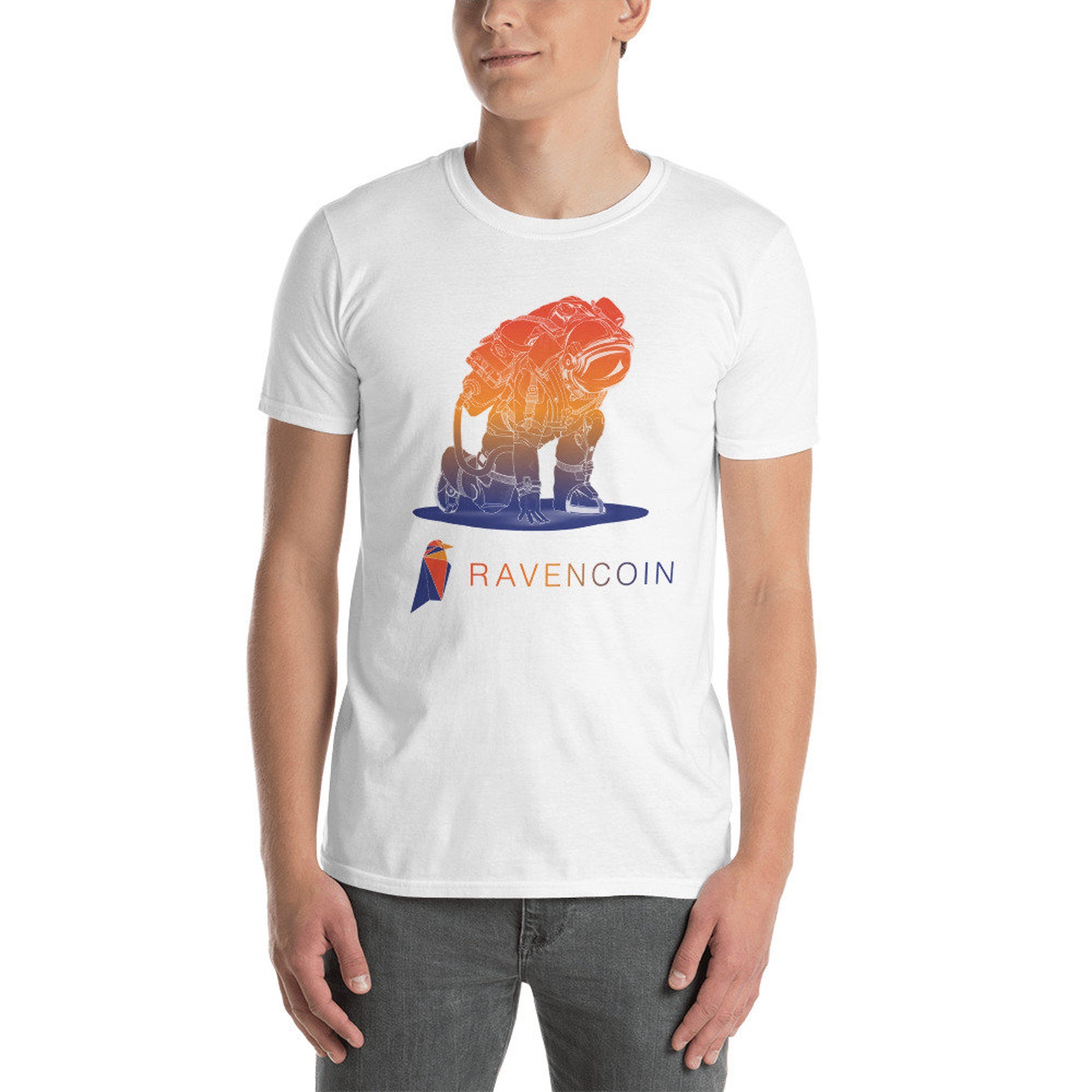 Ravencoin Crypto RVN coin Crytopcurrency Short-Sleeve ...