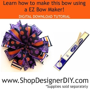 Deluxe EZ BowMaker - Bow Making Tool - Craft Bow Maker - Professional Designer Bowmaker - DIY Wreath Bows Hair Bows And More