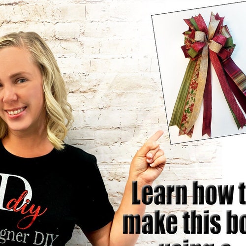 How to Make A Craft Bow Tutorial Easy Craft Bow Tutorial Etsy