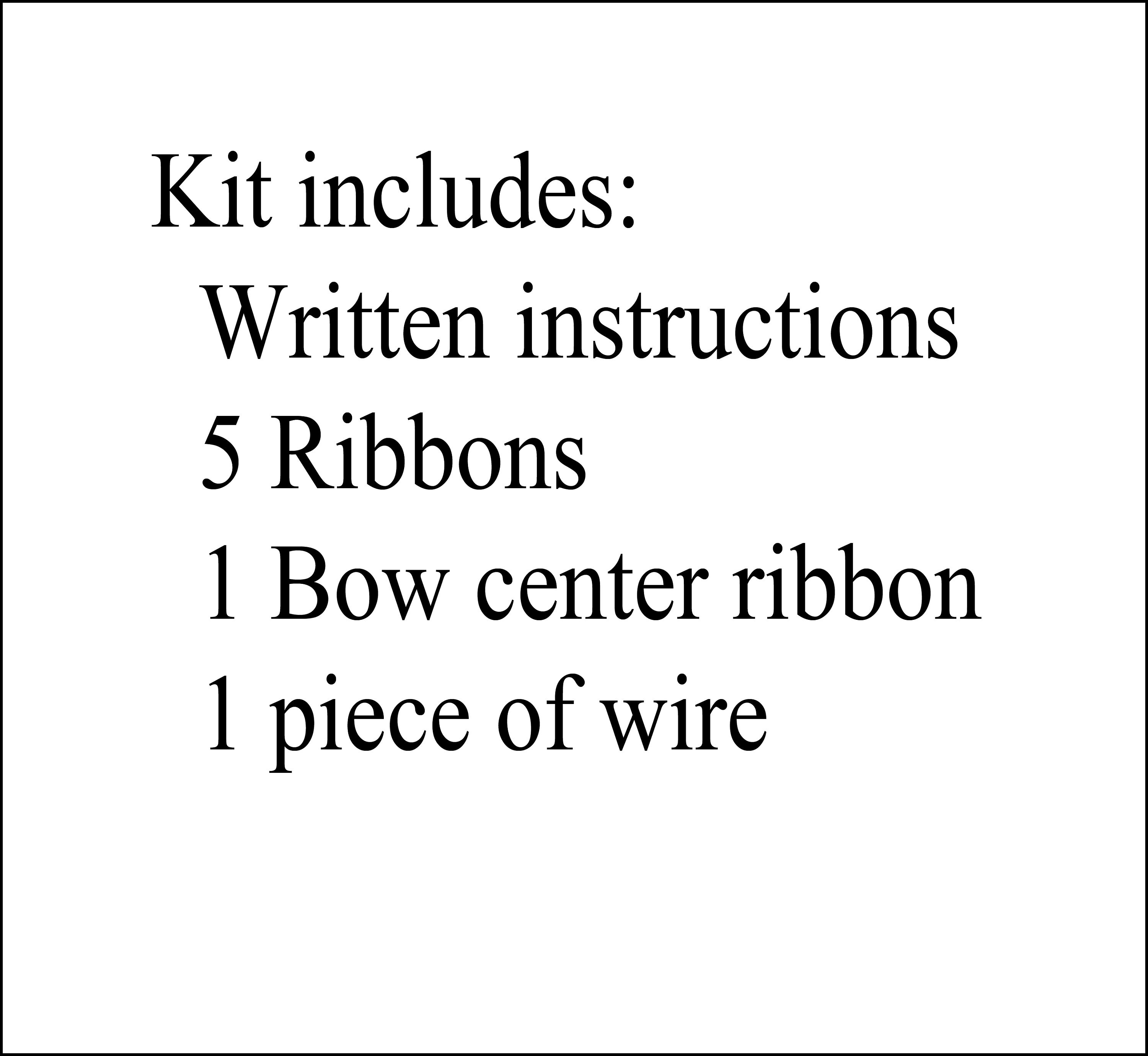 DIY Bow Kit Easy Bow Tutorial craft bow bow by hand how to Etsy
