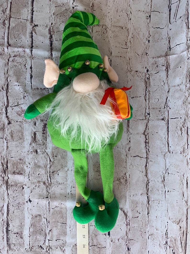 Elf Decor Elf Plush Elf Shelf Sitter Elf Wreath Attachment Etsy