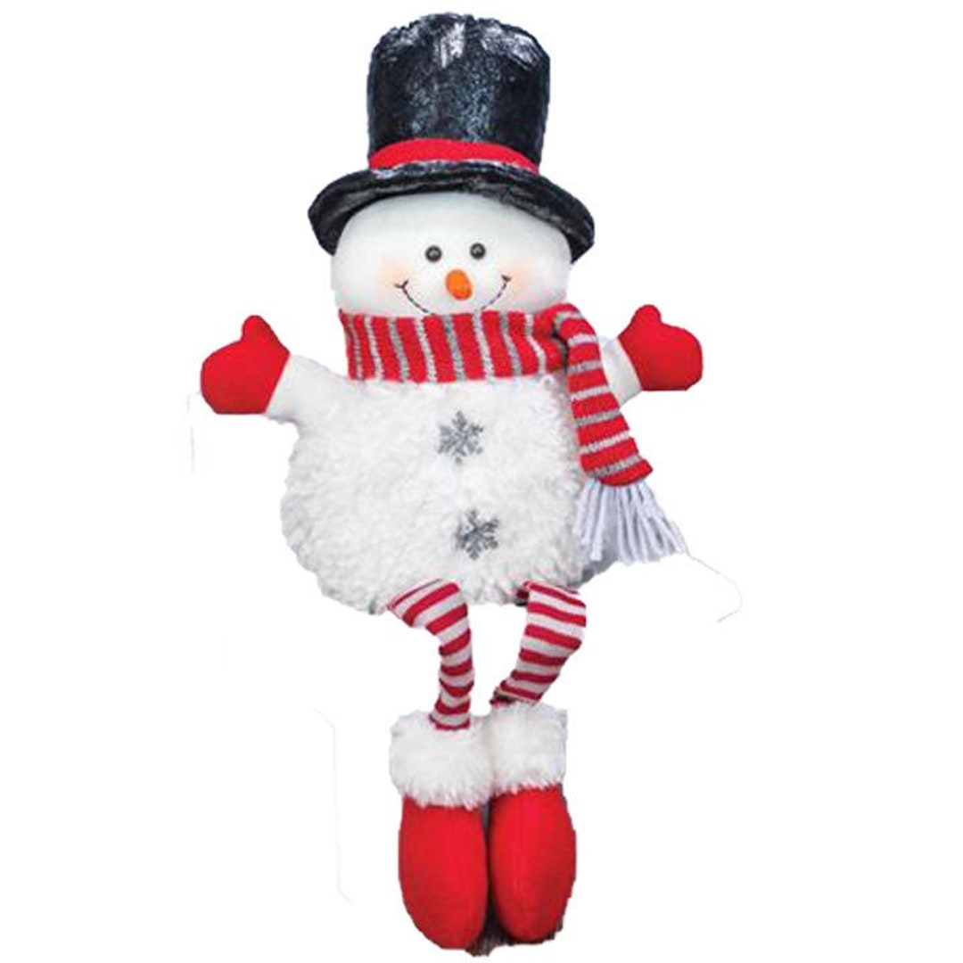 Snowman Plush, Christmas Snowman Decor, Snowman Wreath Attachment ...