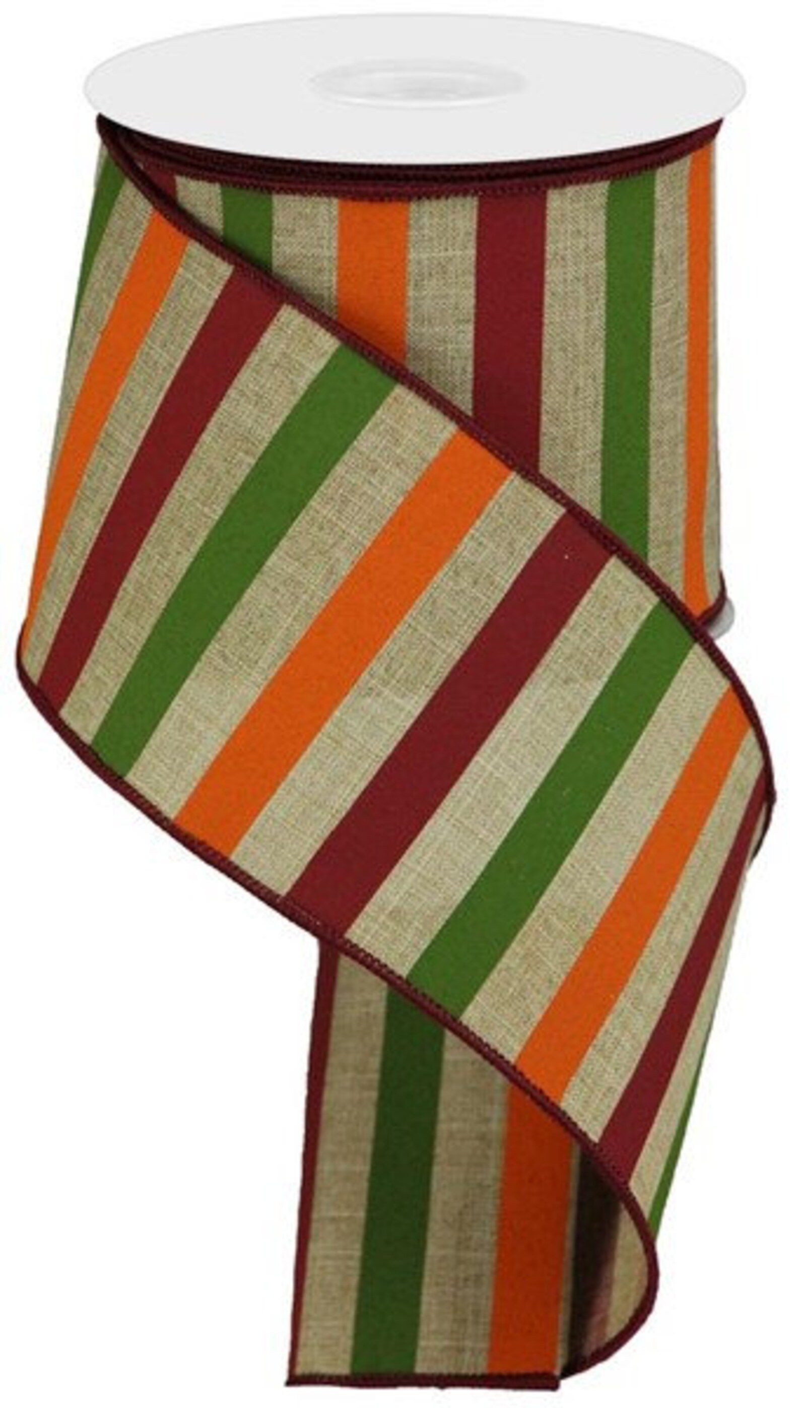 4 Fall Wired Ribbon Autumn Ribbon Fall Ribbon Fall Etsy