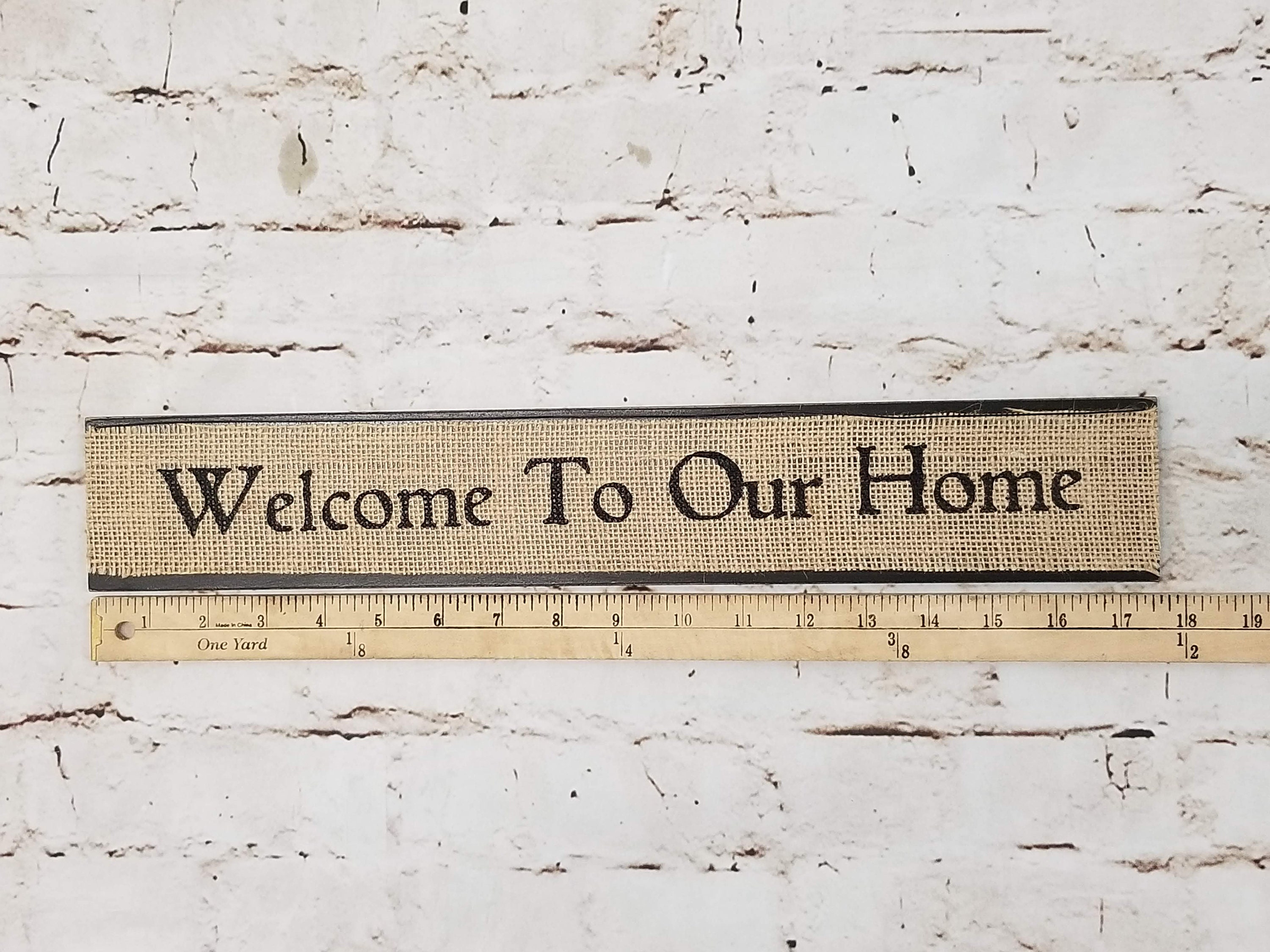 Welcome to Our Home Sign Wood Sign Wreath Sign Home Decor | Etsy