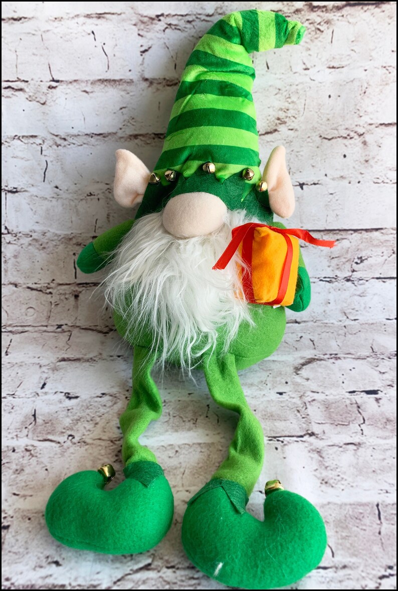 Elf Decor Elf Plush Elf Shelf Sitter Elf Wreath Attachment Etsy