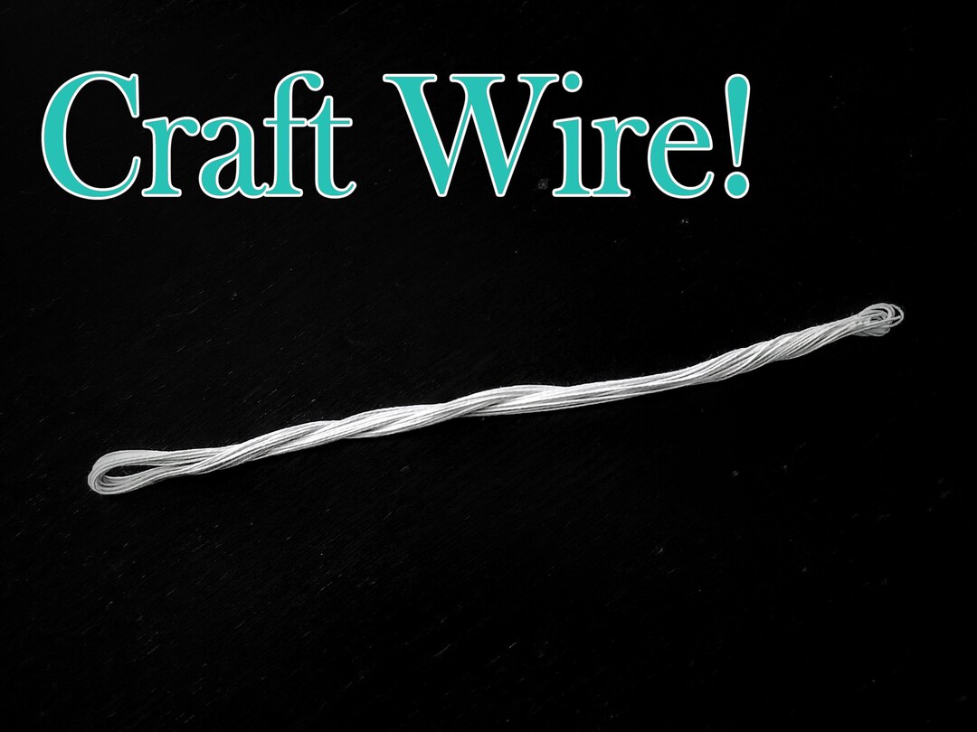 Fabric Covered Floral Wire, Cloth Covered Wired, Bow Wire Etsy