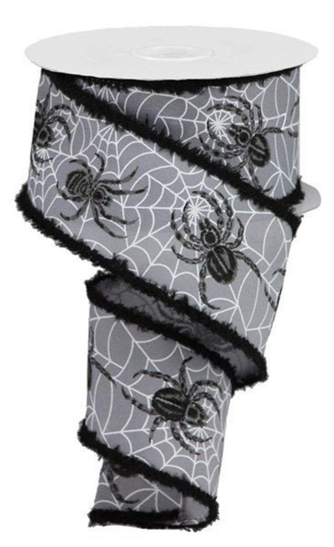 Wired Spider Ribbon Spider  Ribbon Halloween Ribbon Etsy Italia