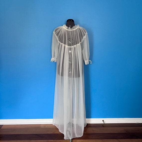 Voluminous 1950s/1960s Sheer Nylon Gown by Amoure… - image 7