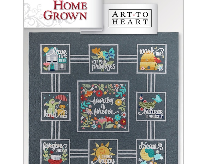 Home Grown *Softcover Project Book*  From: Art to Heart  553B