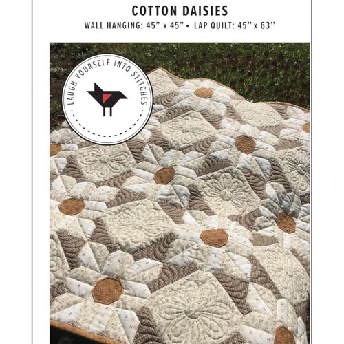 Cotton Daisies Quilt Pattern by Karen Walker From Laugh Etsy