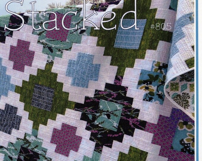 Stacked quilt Pattern By Sew Many Creations 805 Etsy