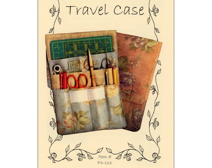 TRAVEL CASE * Pouch Pattern* by: P3 Designs P3-116