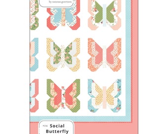 Social Butterfly *Quilt Pattern* By:  Vanessa Goertzen - Lella Boutique