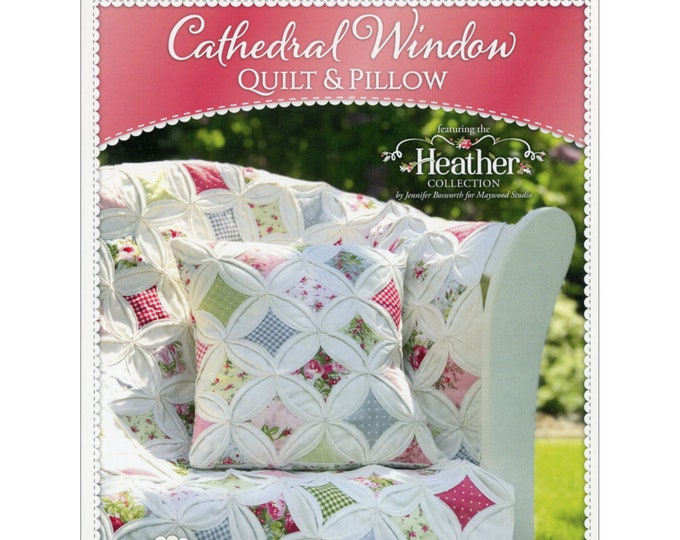 Cathedral Window in Heather *Quilt & Pillow Pattern* From: Shabby Fabrics SF49877