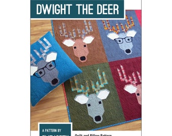 Dwight the Deer *Quilt & Pillow Pattern* By: Elizabeth Hartman EH-029