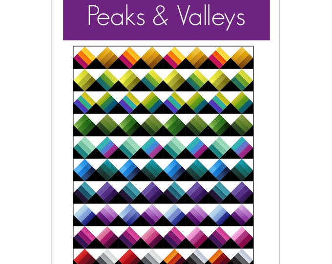 Peaks & Valleys *Quilt Pattern* From: Needle in a Hayes Stack NH1720