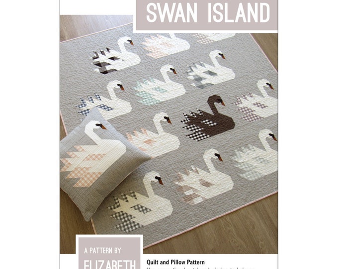 SWAN ISLAND *Quilt and Pillow Pattern* by Elizabeth Hartman EH-042