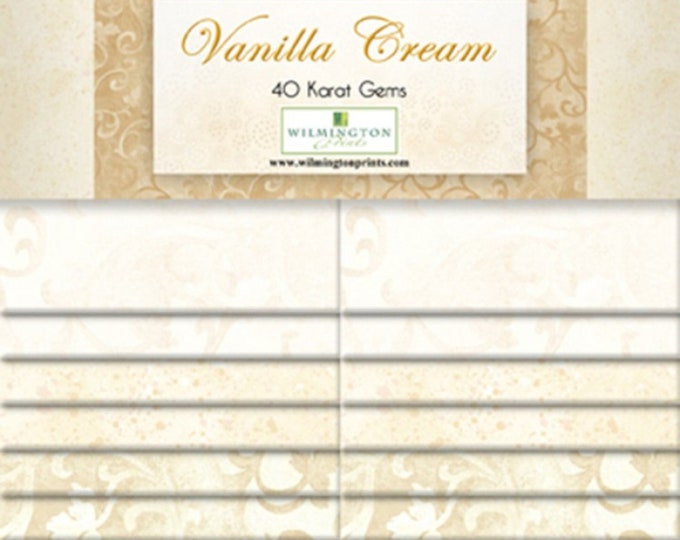 Vanilla Cream  *Jelly Roll - 40 Pieces* From: Wilmington Prints 842-4-842