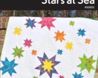 STARS at SEA *Quilt Pattern*  By: Swirly Girls  #SGD032