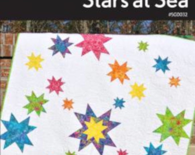 STARS at SEA *Quilt Pattern*  By: Swirly Girls  #SGD032