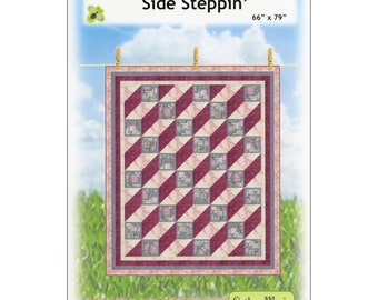 SIDE STEPPIN' *Y Block Ruler Quilt Pattern* By: Cathey Marie Designs CMD107