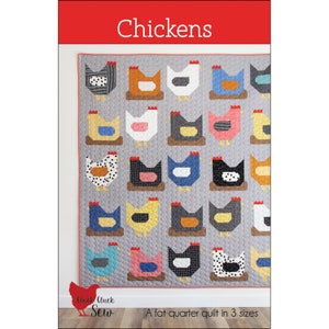 Chickens *Quilt Pattern* From: Cluck Cluck Sew