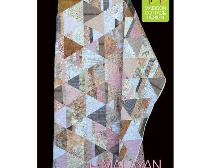 Himalayan Pink *Quilt Pattern - Fat Quarter/Scrap Friendly! * From:  Madison Cottage Design
