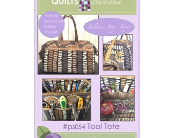 The Tool Tote Pattern with Stays ps054 Designed by Penny Sturges