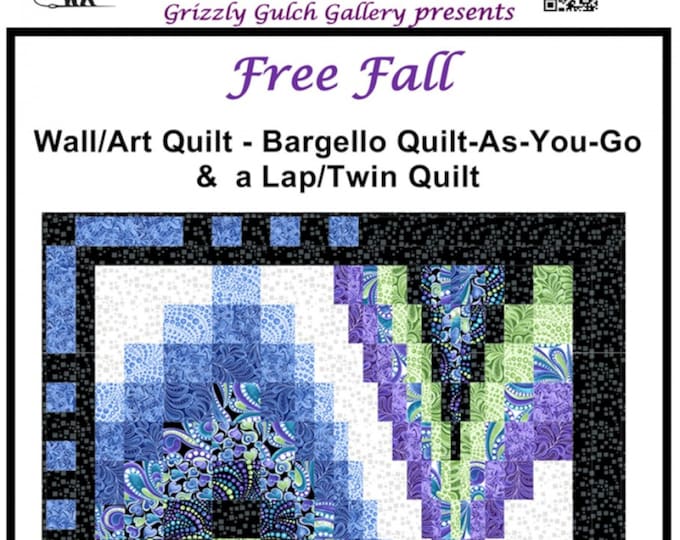 Free Fall *Bargello Wall/Art Quilt Pattern* By: Grizzly Gulch Gallery - GGGFF