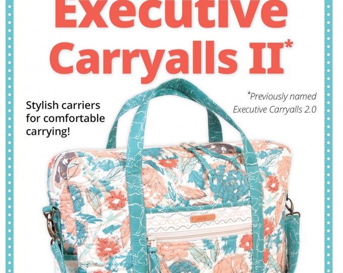 Executive Carryall II - Widescreen Case & Carryall Bag Sewing Pattern* From: by Annie PBA-110-2