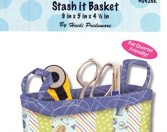 Stash it Basket *Caddy Pattern* By: Heidi Pridemore for The Whimsical Workshop #0426R