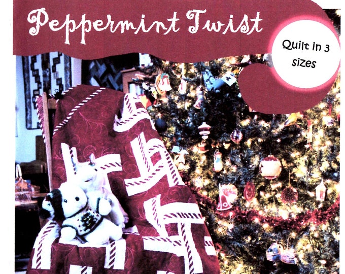Peppermint Twist  *Pieced Quilt Pattern* By: Jennifer Fulton - The Inquiring Quilter  #Q123LTQ