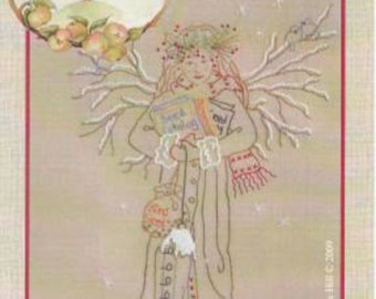 Gardeners Angel of Winter - Faith *Hand Embroidery & Stitchery Pattern* From: Crabapple Hill Studio #253