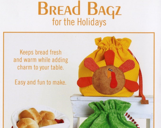 BREAD BAGZ for the Holidays Bag Pattern by Cotton Ginnys  - BZ149