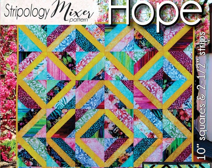 Hope *Stripology Mixer Quilt Pattern* From: Gudrun Erla for GE Designs GE-219