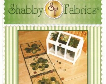 Patchwork Shamrock *Table Runner Sewing Pattern* By:  Jennifer Bosworth - Shabby Fabrics
