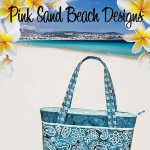Patrón de costura para bolso Riviera De: Pink Sand Beach Designs