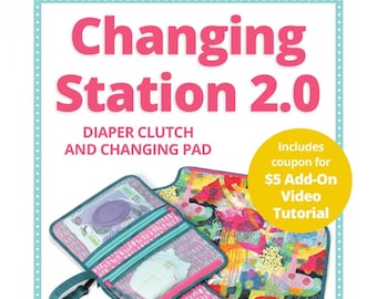 Changing Station 2.0 *Diaper Clutch and Changing Pad Pattern* by Annie.com PBA255-2