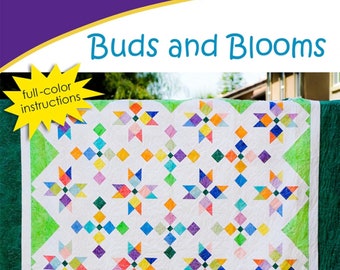 Buds and Blooms *Quilt Pattern* By: Daniela Stout - Cozy Quilt Designs  CQD01233