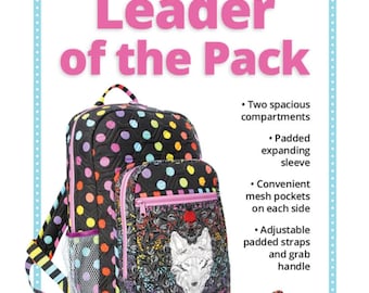 Leader of the Pack *Back Pack Pattern* By Annie.com PBA315