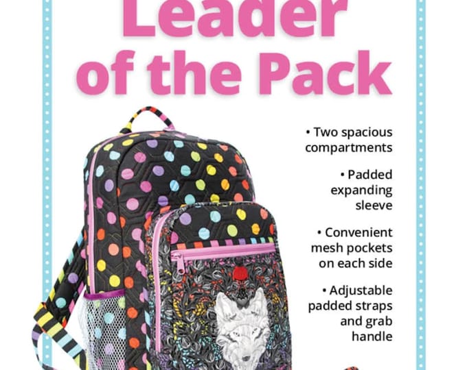 Leader of the Pack *Back Pack Pattern* By Annie.com PBA315